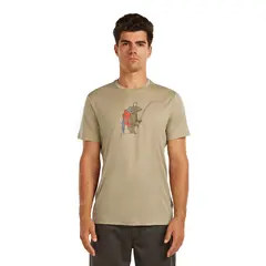 Skjorte til herre Icebreaker Merino TechLite Tee M 0GX Bea