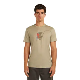 Skjorte til herre Icebreaker Merino TechLite Tee M 0GX Bea