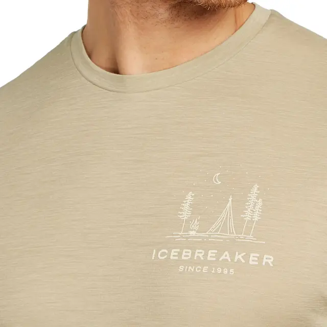 Skjorte til herre S Icebreaker Merino TechLite Tee M S 0GX P 