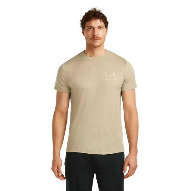 Skjorte til herre S Icebreaker Merino TechLite Tee M S 0GX P 
