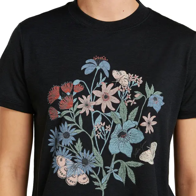 Skjorte til dame XS Icebreaker Merino TechLite Crop W XS 001 