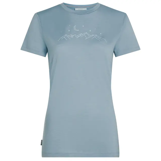 Skjorte til dame S Icebreaker Merino TechLite Tee W S 0L2 