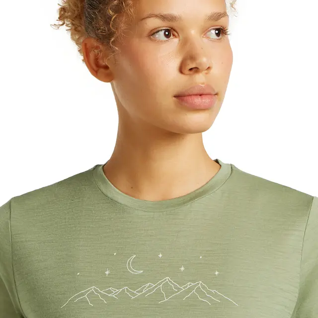 Skjorte til dame S Icebreaker Merino TechLite Tee W S A74 