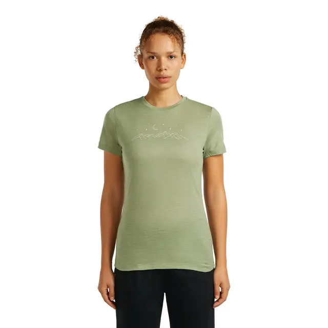 Skjorte til dame S Icebreaker Merino TechLite Tee W S A74 