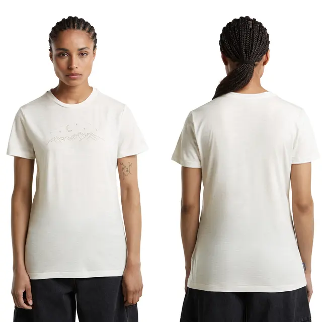 Skjorte til dame XS Icebreaker Merino TechLite Tee W XS 116 