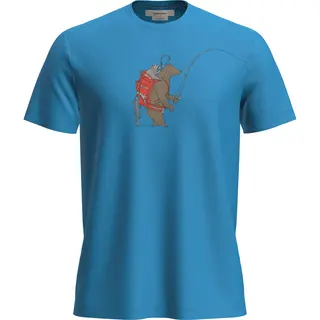 Skjorte til herre Icebreaker Merino TechLite Tee M 0A0 Bea