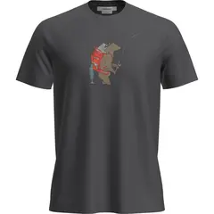 Skjorte til herre S Icebreaker Merino TechLite Tee M S 0A1 B