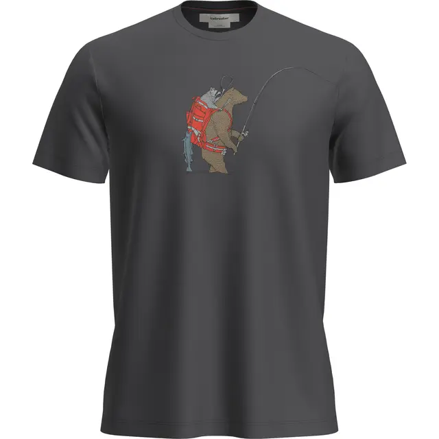 Skjorte til herre S Icebreaker Merino TechLite Tee M S 0A1 B 