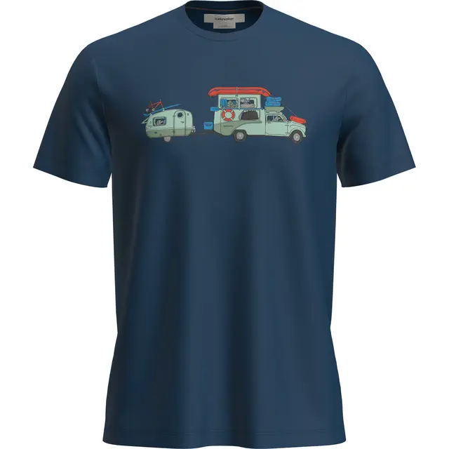 Skjorte til herre S Icebreaker Merino TechLite Tee M S 0GP T 