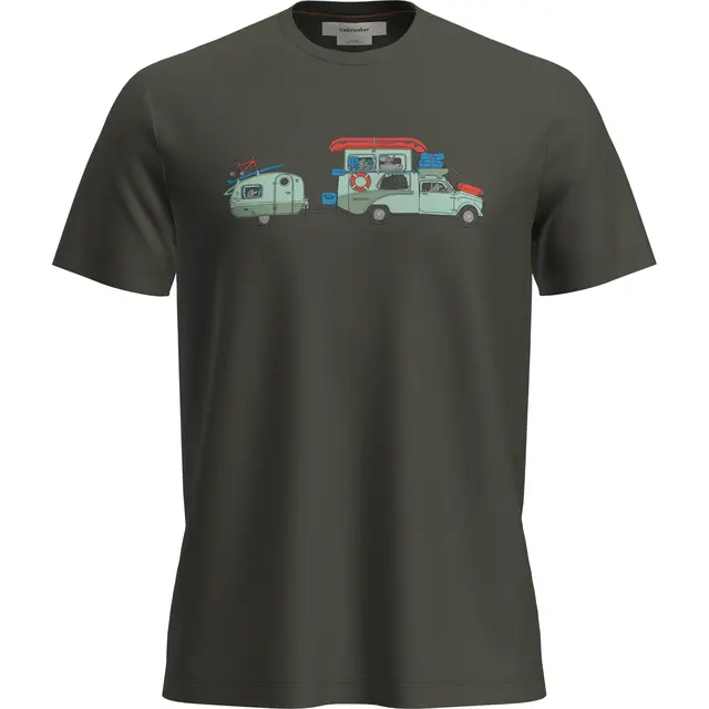 Skjorte til herre S Icebreaker Merino TechLite Tee M S 0L1 T 