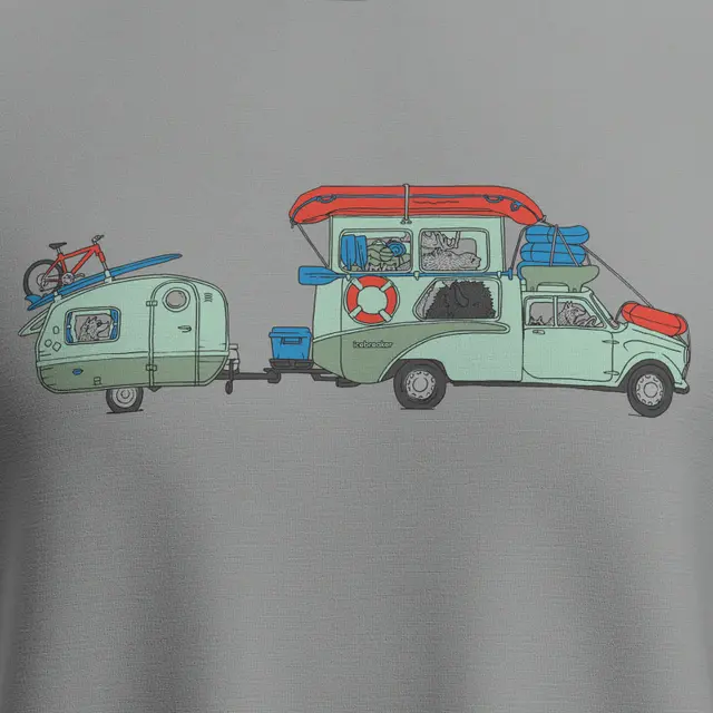 Skjorte til herre S Icebreaker Merino TechLite Tee M S 0L3 T 