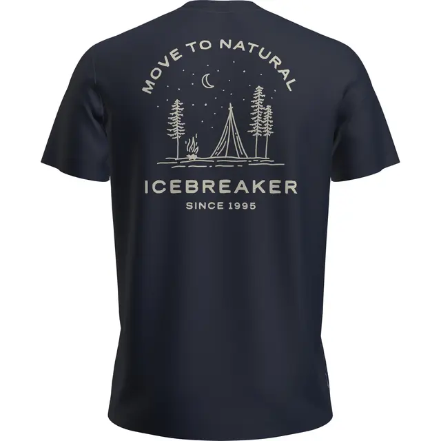Skjorte til herre S Icebreaker Merino TechLite Tee M S 401 P 
