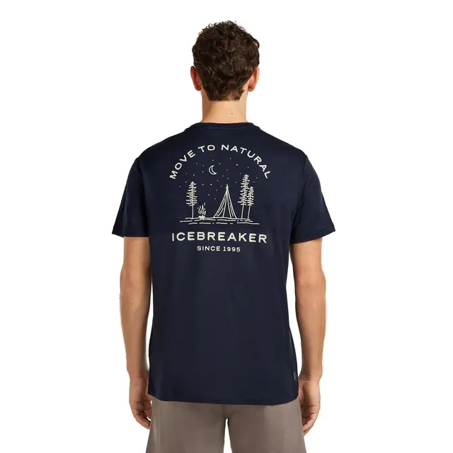 Skjorte til herre S Icebreaker Merino TechLite Tee M S 401 P 