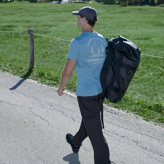 Skjorte til herre S Icebreaker Merino TechLite Tee M S 401 P 