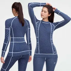 Trøye til dame Kari Traa Smekker LS W Marin