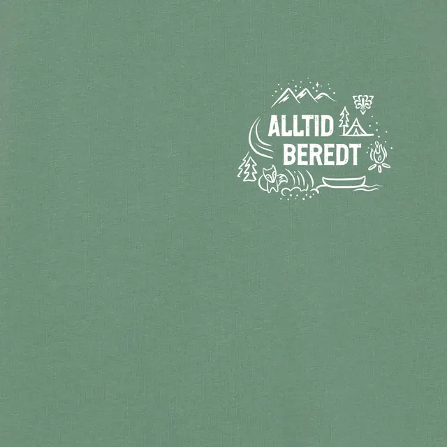 Skjorte til herre S KM Tee Alltid beredt M S 648 KM 