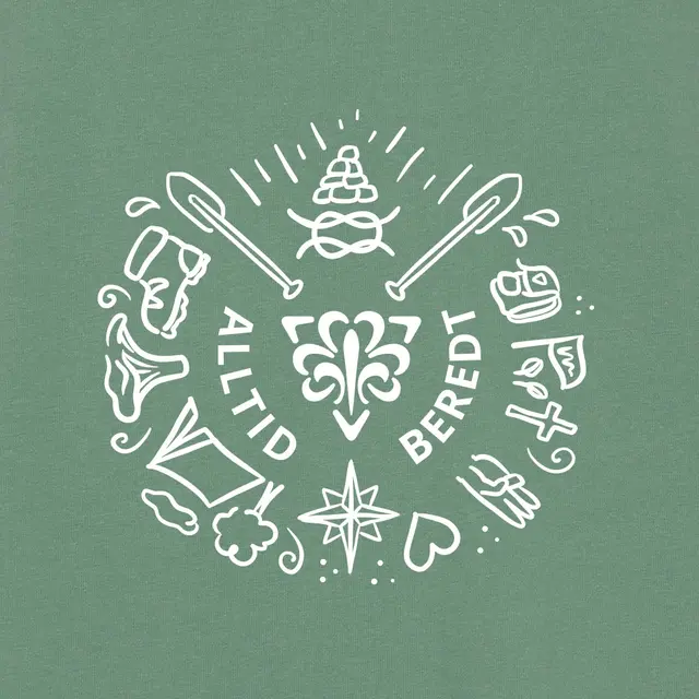 Skjorte til herre S KM Tee Sirkel M S 648 KM 