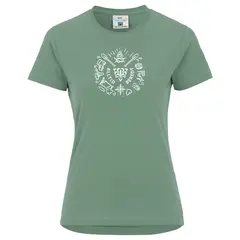 Skjorte til dame S KM Tee Sirkel W S 648 KM