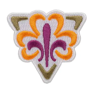 Forbundsmerke med smeltelim KM Forbundsmerke 5 cm Smeltelim