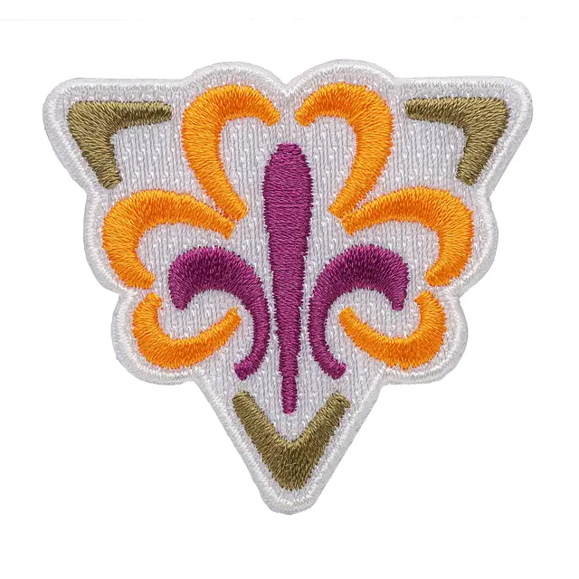 Forbundsmerke med smeltelim KM Forbundsmerke 5 cm Smeltelim 