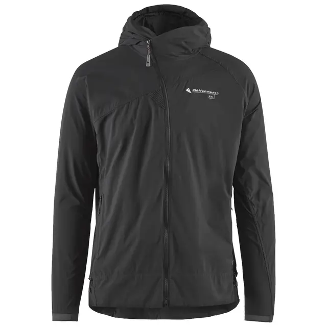Vindjakke til herre S Klättermusen Nal Hooded Jacket M S Black 
