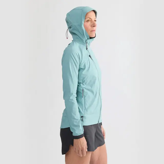 Vindjakke til dame S Klättermusen Nal Hooded Jacket W S Miner 