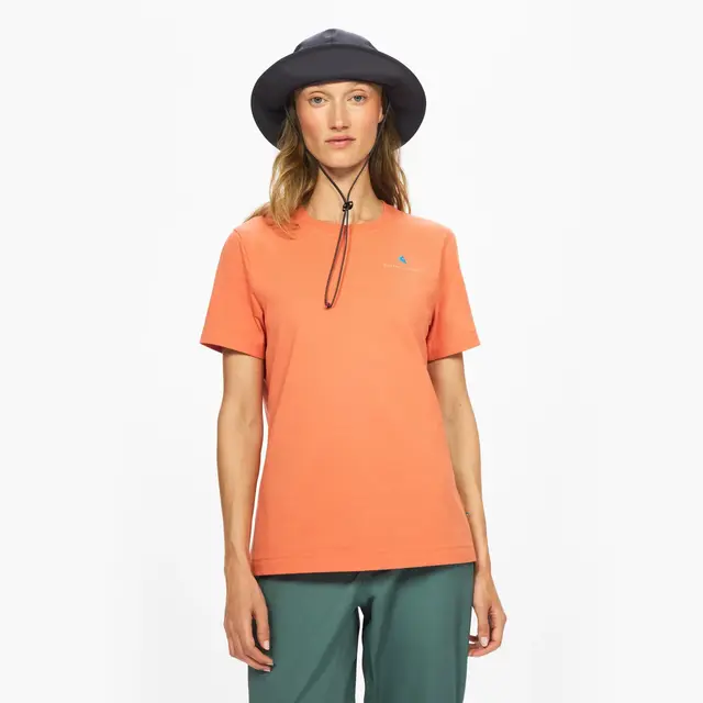 T-skjorte til dame XS Klättermusen Root Logo Tee W XS Snow 