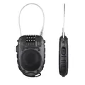 Kodelås med vaier Lifeventure Cable Lock Black