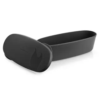 Oval boks med lokk Light My Fire SnapBox Oval Black