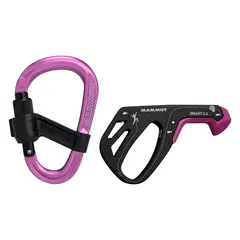 Halv-automatisk taubrems og karabiner Mammut Smart 2 Belay Package 0139