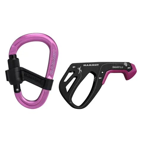 Halv-automatisk taubrems og karabiner Mammut Smart 2 Belay Package 6085