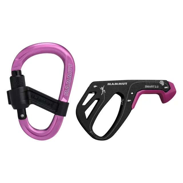 Halv-automatisk taubrems og karabiner Mammut Smart 2 Belay Package 0139 