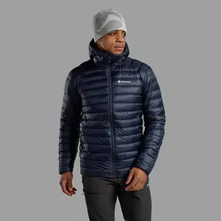 Dunjakke til herre Montane Anti Freeze Hoodie M EclipseBlue