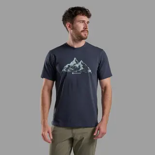 Skjorte til herre Montane Dual Mountain Tee M EclipseBlue
