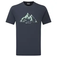 Skjorte til herre S Montane Dual Mountain Tee M S EclipseBlu