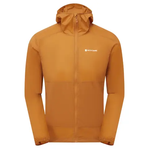 Vindjakke til herre Montane Featherlite Hoodie M Amber