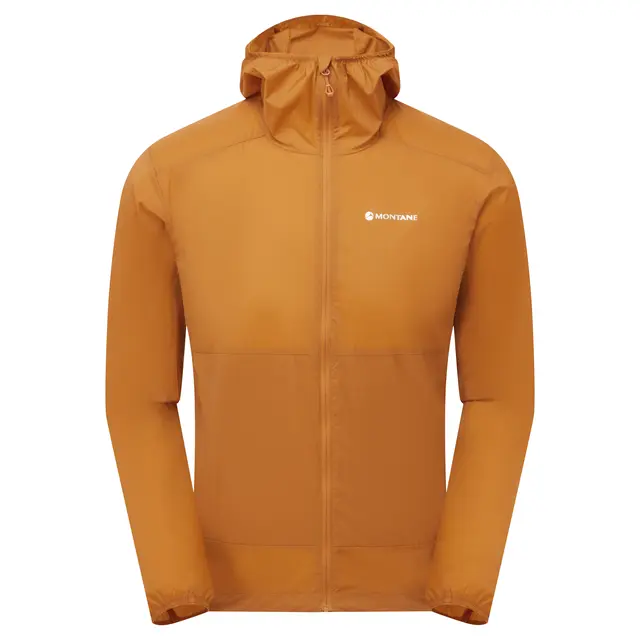 Vindjakke til herre S Montane Featherlite Hoodie M S Amber 