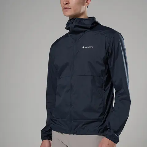 Vindjakke til herre Montane Featherlite Hoodie M Amber