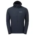 Vindjakke til herre Montane Featherlite Hoodie M EclipseBlue