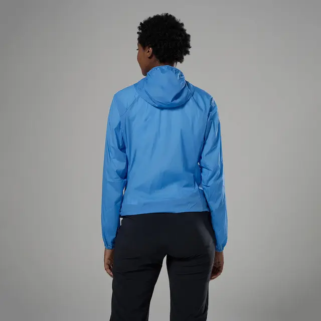 Vindjakke til dame S Montane Featherlite Hoodie W S Cornflowe 