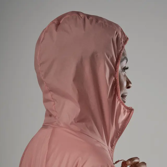Vindjakke til dame XS Montane Featherlite Hoodie W XS PinkClay 