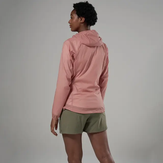 Vindjakke til dame XS Montane Featherlite Hoodie W XS PinkClay 