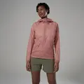 Vindjakke til dame Montane Featherlite Hoodie W PinkClay