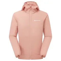 Vindjakke til dame XS Montane Featherlite Hoodie W XS PinkClay