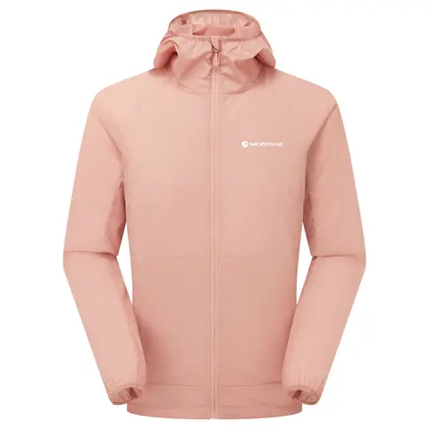 Vindjakke til dame Montane Featherlite Hoodie W PinkClay
