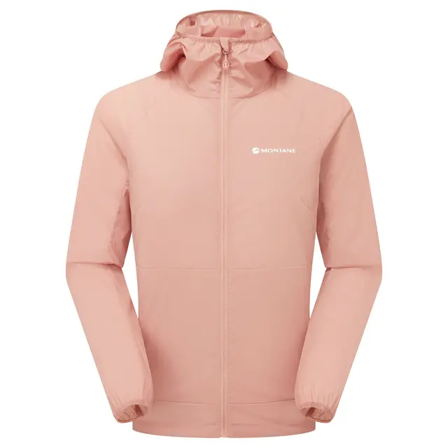 Vindjakke til dame XS Montane Featherlite Hoodie W XS PinkClay 