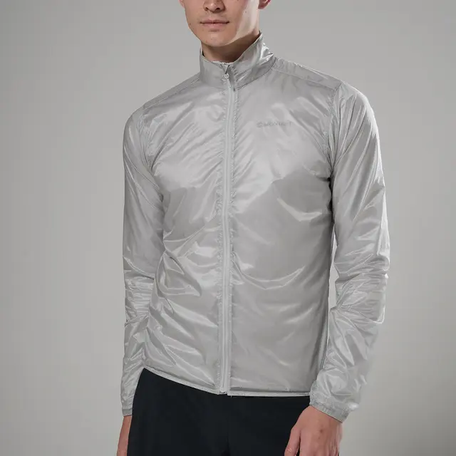 Vindjakke til herre L Montane Featherlite Nano Jacket M L Plat 