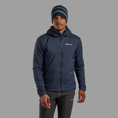 Jakke til herre Montane Sirocco Hoodie M EclipseBlue