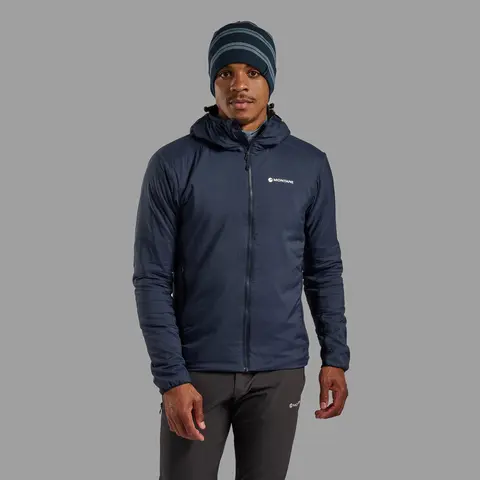 Jakke til herre Montane Sirocco Hoodie M EclipseBlue