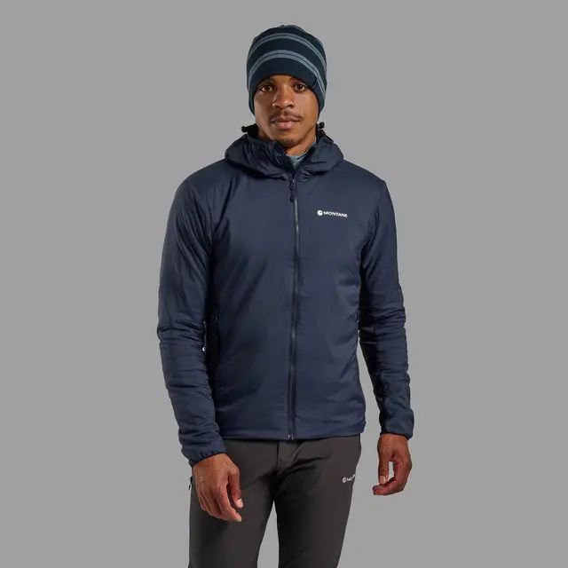 Jakke til herre XL Montane Sirocco Hoodie M XL EclipseBlue 